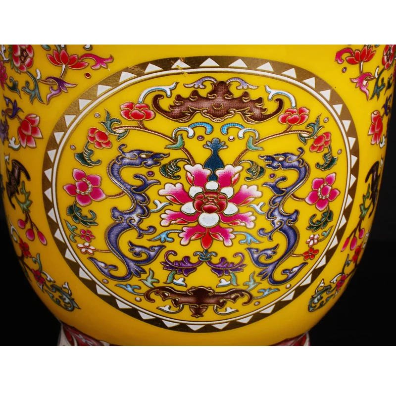 Старинная эмалированная керамическая Цветочная ваза Jingdezhen декоративные вазы