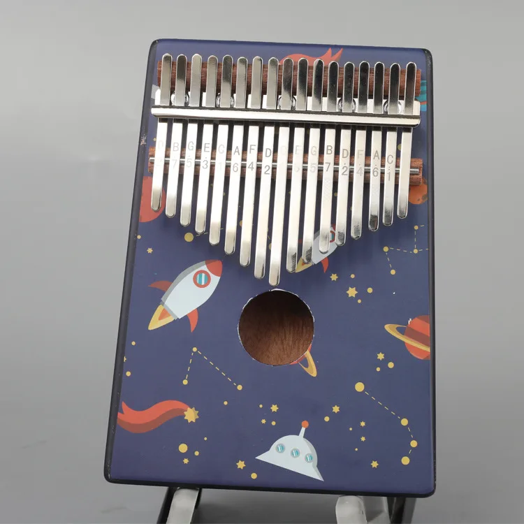 Kalimba Mbira Sanza 17 клавиш для большого пальца пианино карманный размер для начинающих дружественная поддерживающая сумка и клавиатура музыкальный инструмент
