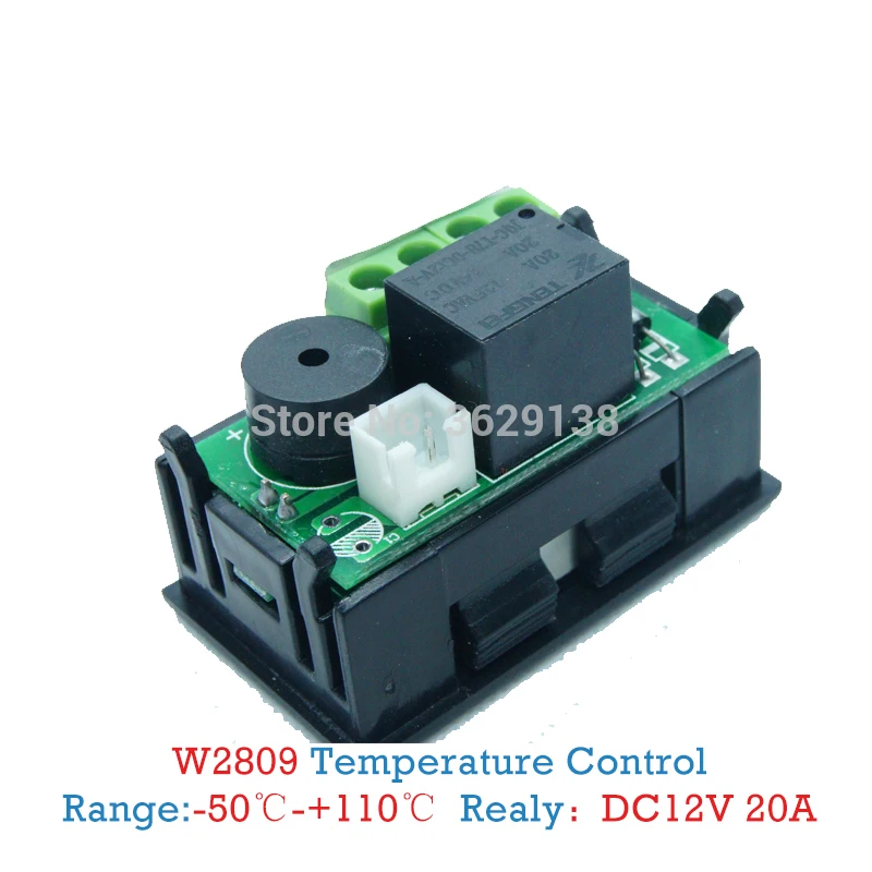 Фото Мини микрокомпьютерный Термостат Регулятор DC 12 V 20A цифровой настраиваемый Мини микрокомпьютерный Термостат Регулятор DC 12 V 20A цифровой настраиваемый