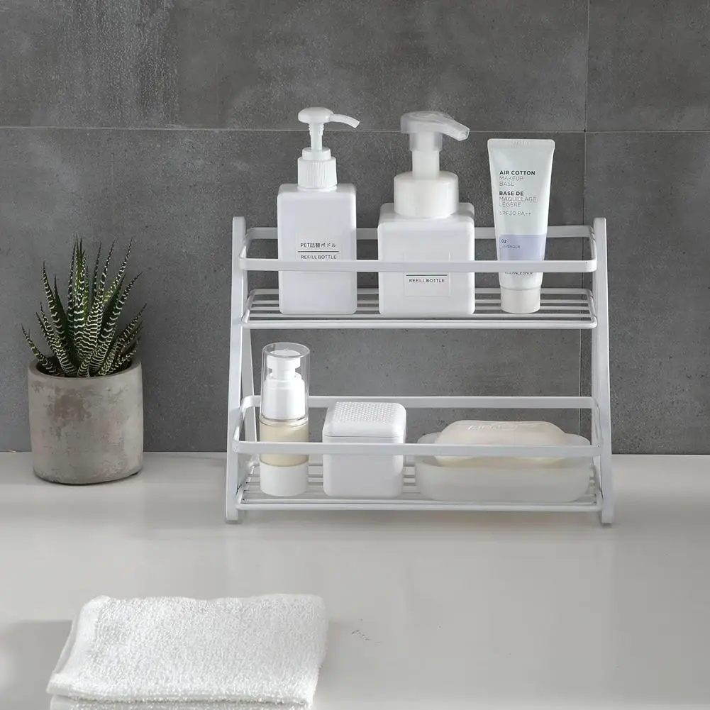 Двухслойная многофункциональная кухонная стойка для хранения стол в