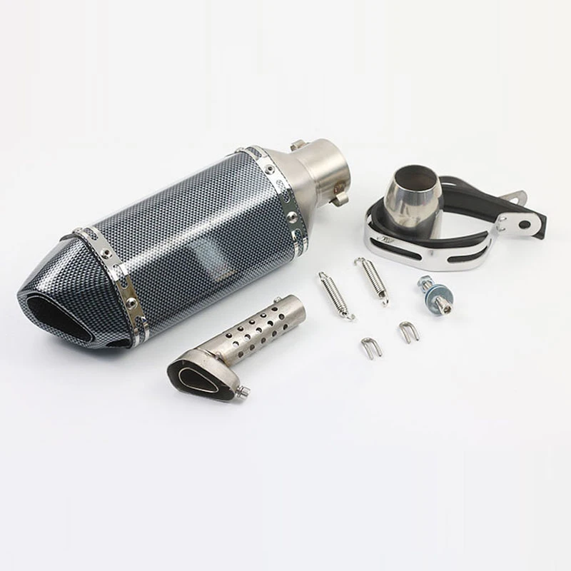 38-51MM Universal Motorcycle Exhaust Modified Muffle Pipe Slip-on Small Hexagonal Motorbike Pipes AK034 | Автомобили и мотоциклы