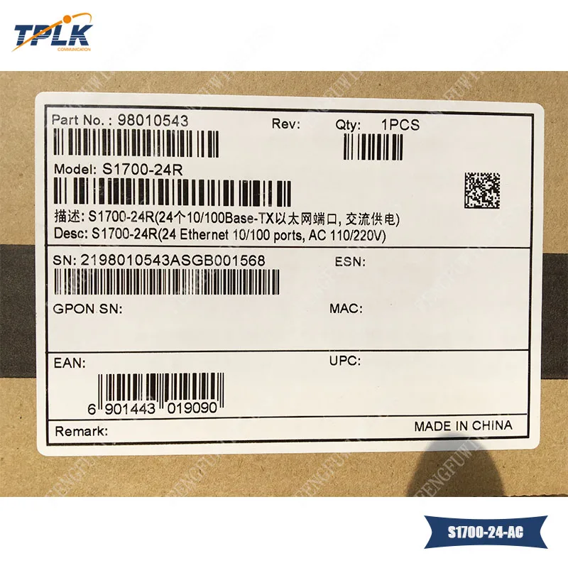 Оригинальный Новый Хуа Вэй 4 8 Гбит/с мощность переключения S1700 серии бизнес