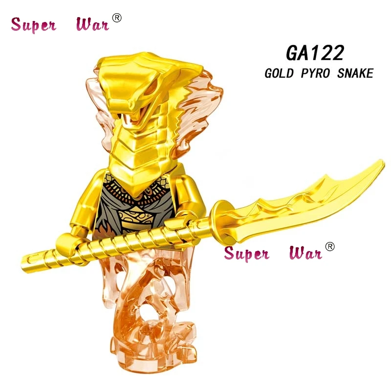 GA122 Одна модель строительных блоков Char Snake Archer Акита меч Vex Ice Emperor игрушки для детей - Цвет: GA122