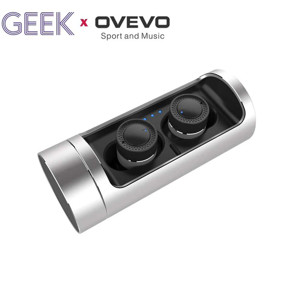 NEW OVEVO Q62 Pro Wireless Bluetooth Earphone 800mAh Battery Charging Dock CVC 6.0 Noise Cancelling AAC Headset for Smartphone |