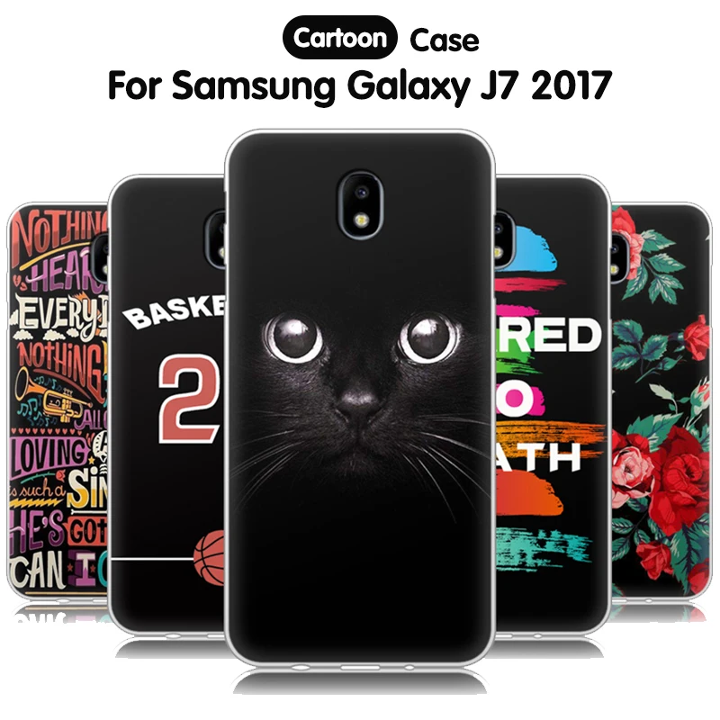 EiiMoo силиконовые чехлы для мобильных телефонов Samsung Galaxy J7 2017 чехол J730 J730F Pro