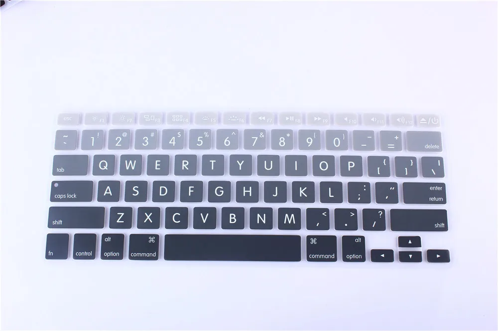 Премиум большой шрифт Радуга Клавиатура Обложка клавиатура защитная пленка F Apple