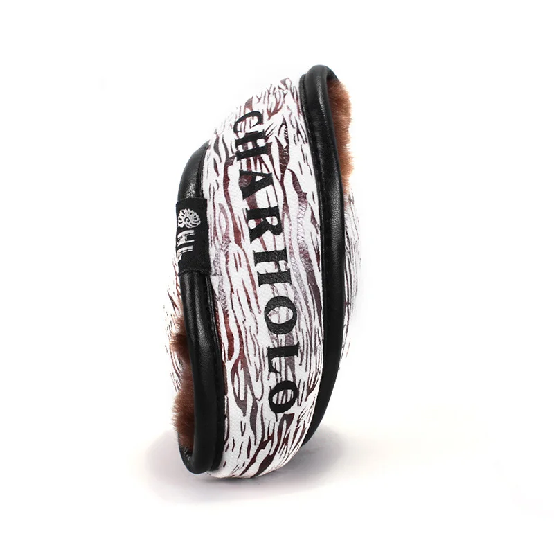 Зимние наушники Orejas для мужчин складные в британском стиле клетчатые плюшевые