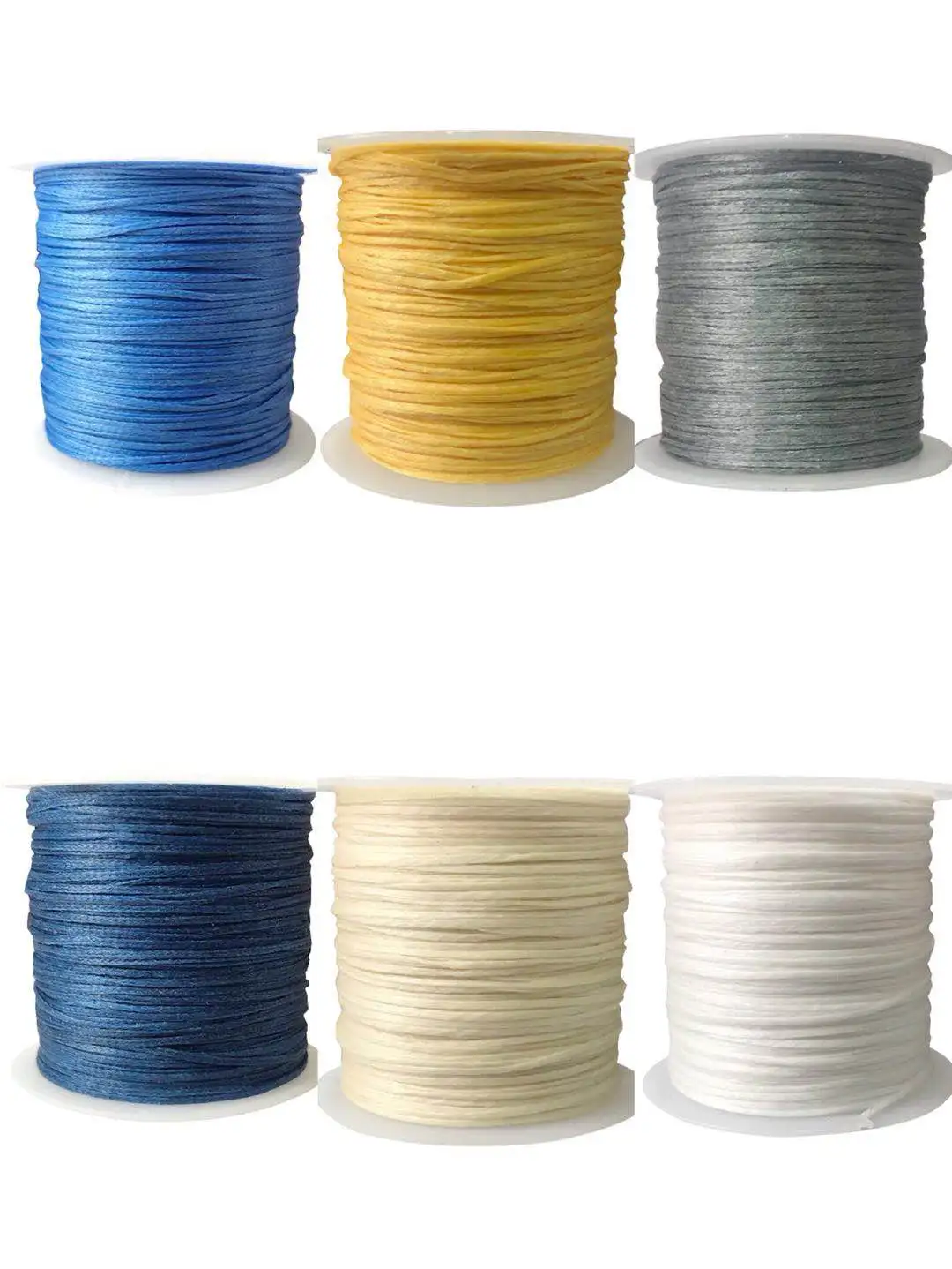 150D wax thread 50 meters Leather decorative sewing thread DIY Handmade Flat Wax Line Silicon wax wire Leather splicing