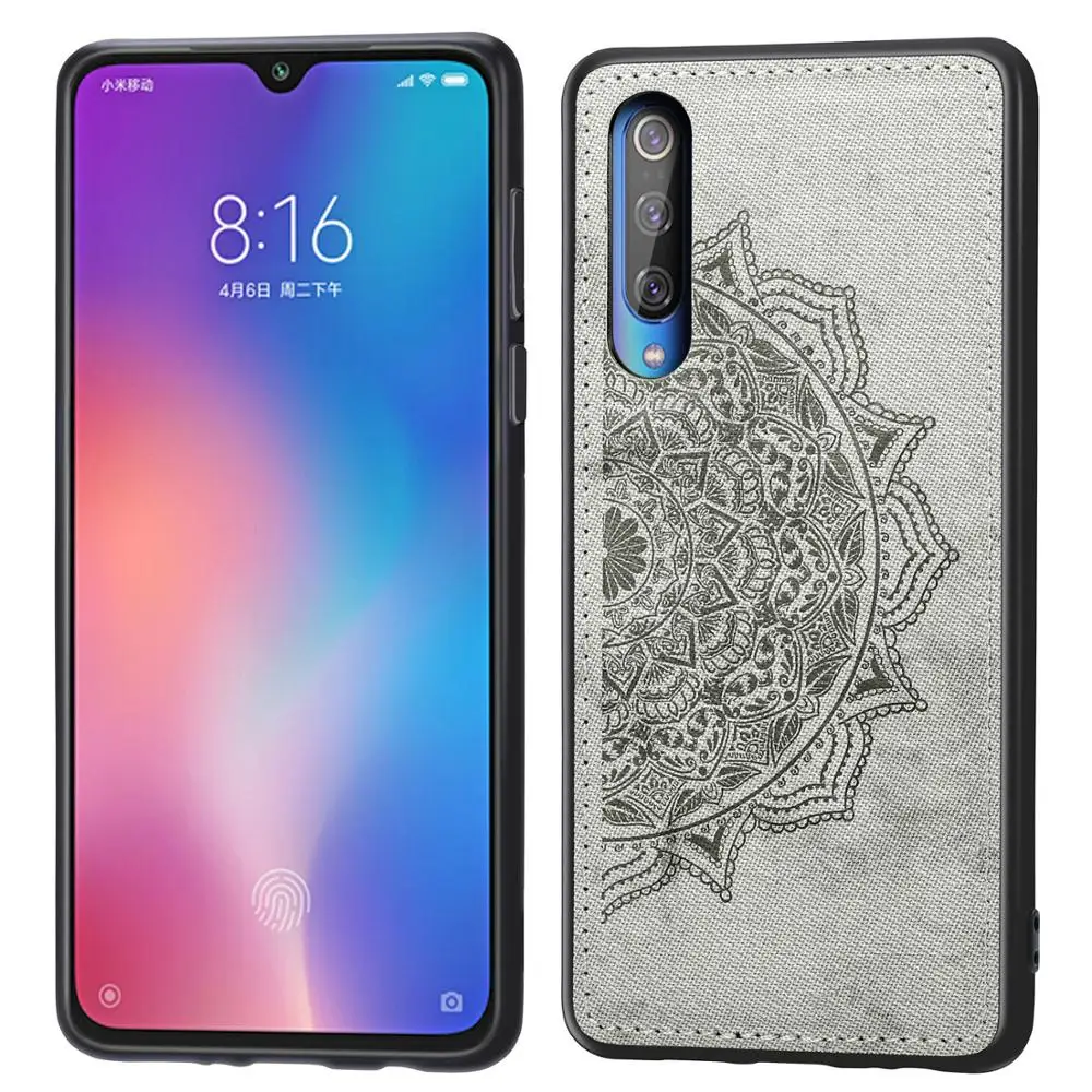 Роскошный тканевый противоударный чехол для Xiaomi Mi 9 8 Lite магнитный автомобильный