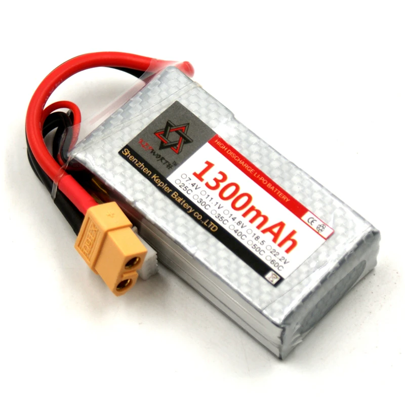 Литий ионный полимерный аккумулятор для радиоуправляемых моделей 3s 11 1 В 1300