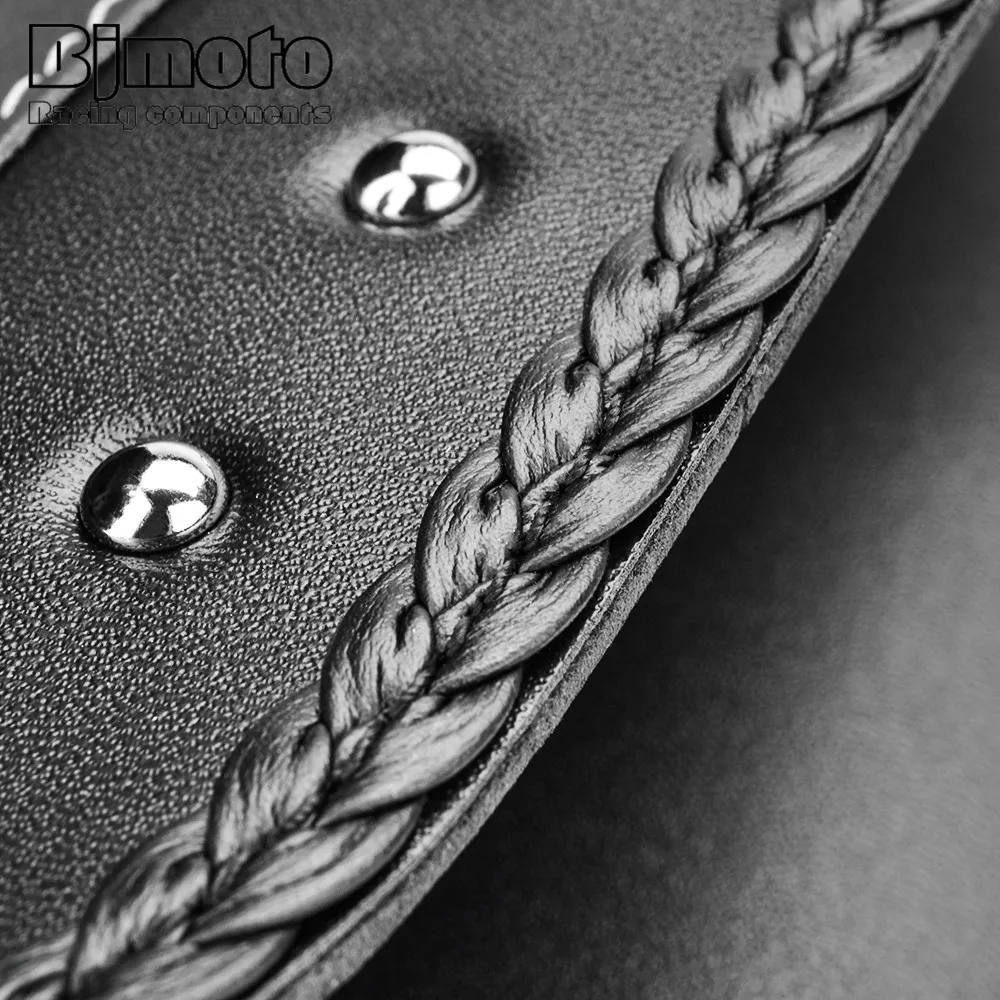 Мотоциклетное седло из искусственной кожи передняя/задняя боковая задняя часть