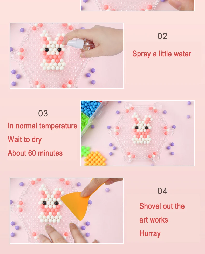 DIY Набор водяных бусин, игрушки для детей, Монтессори, образование, Волшебная коробка, детские игрушки ручной работы для маленьких девочек и мальчиков 3, 5 От 7 до 8 лет
