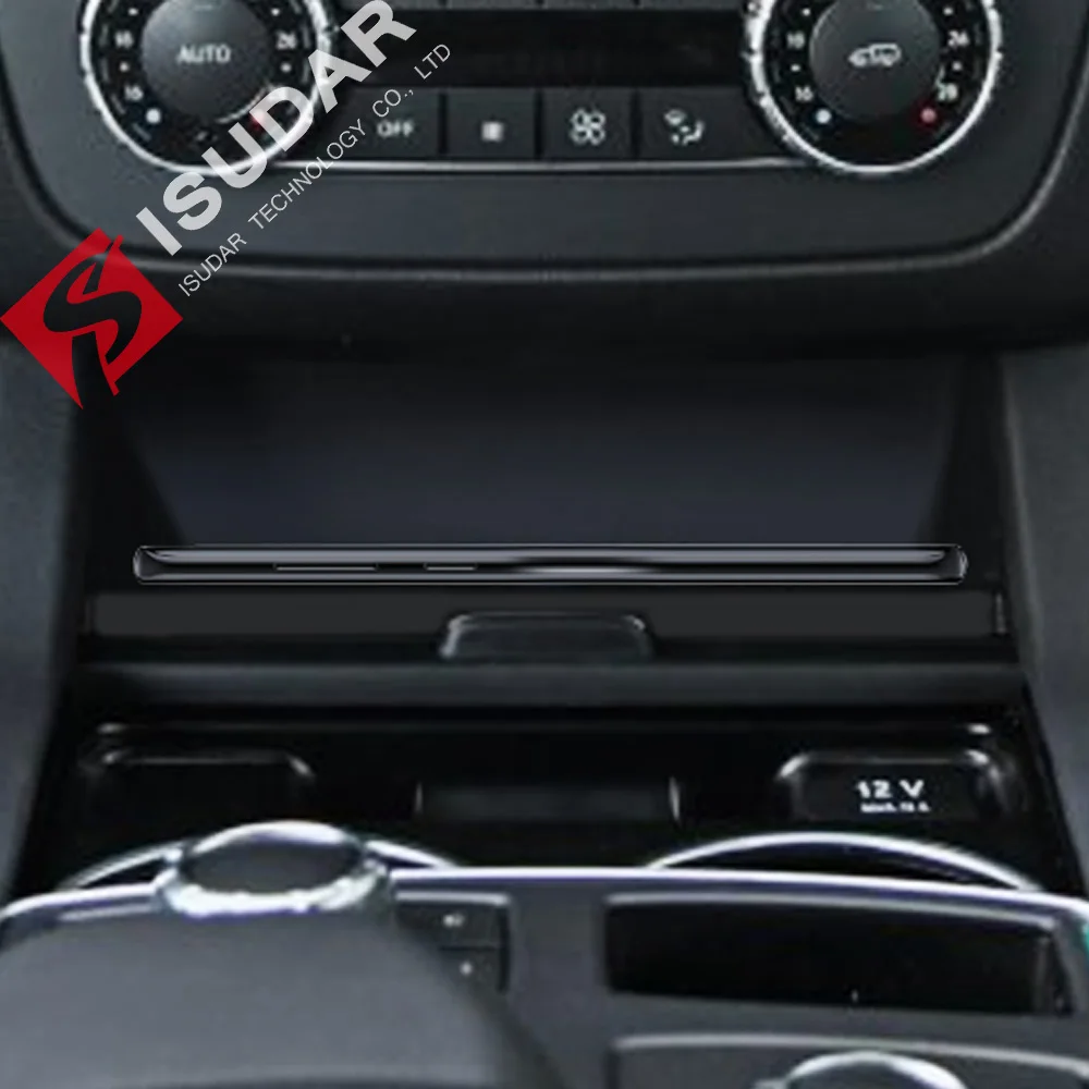 ISUDAR 10 W Qi автомобильное беспроводное зарядное устройство Автоматическая быстрая
