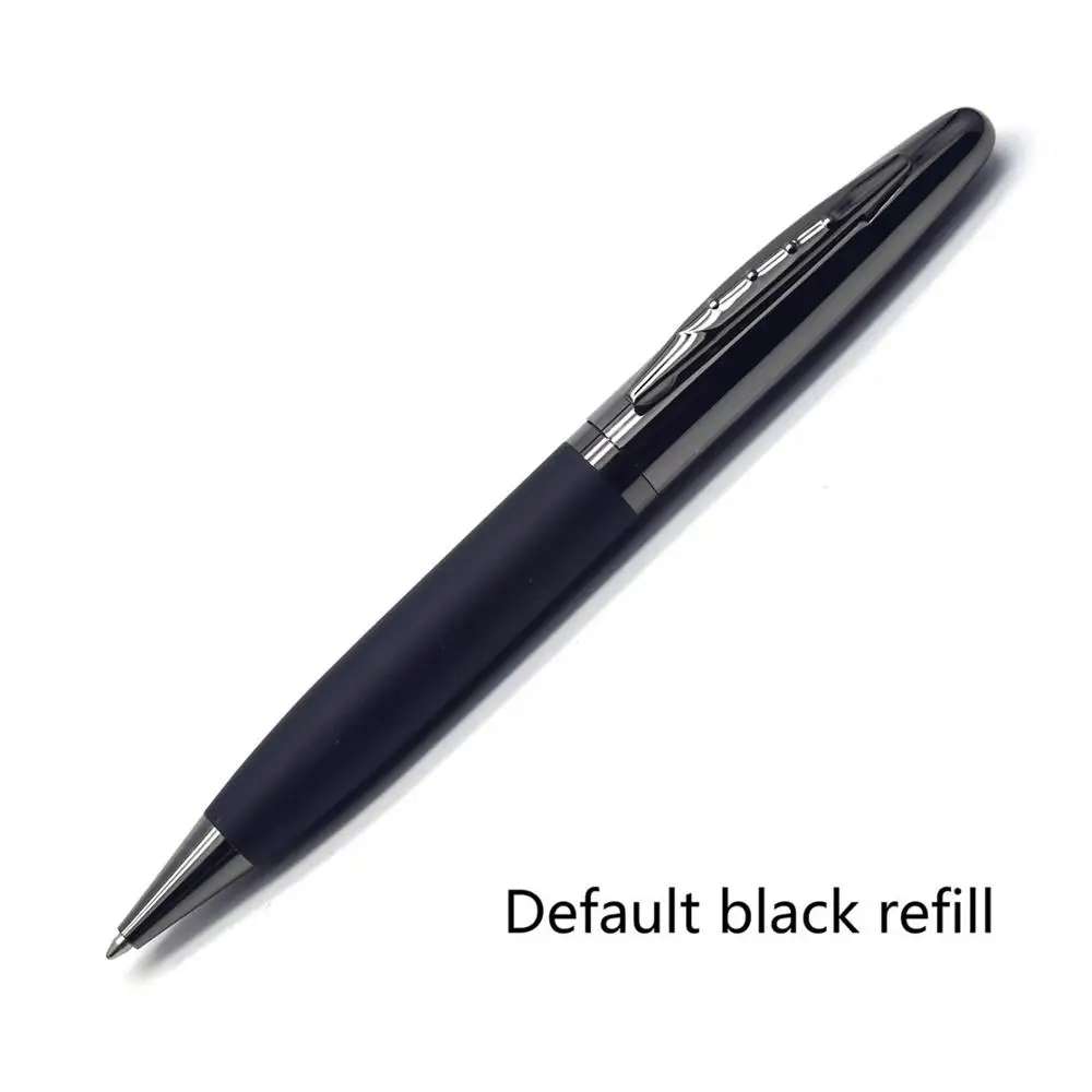 Pen - Black ink Guoyi C015 креативный кожаный металлический корпус Шариковая ручка офисная для школы канцелярский подарок; ручка для гостиницы и бизнеса - Цвет: Pen - Black ink