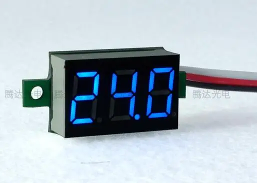 

10PCS Digital Voltmeter Blue LED Voltage Meter DC0~40V 0.36 inch three Wires Mini Volt Meter