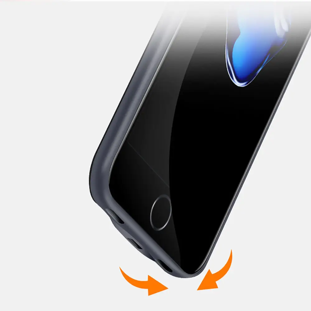 3000mah аккумулятор корпус банка питания корпус резервной батареи питания зарядное устройство Крышка для apple iphone7 plus чехол питания