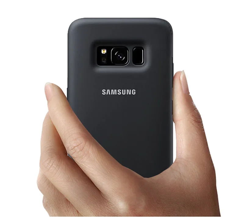 Оригинальный официальный силиконовый чехол для Samsung защитный Galaxy S8 + Plus модные