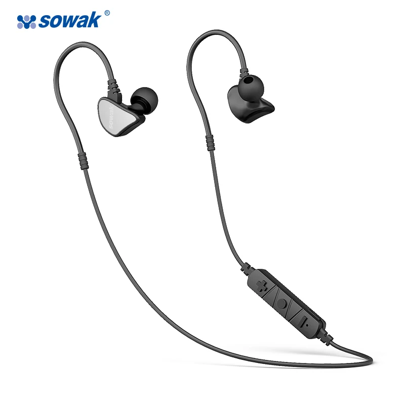 Sowak Ушные крючки наушники мини гарнитура bluetooth свет спортивные Бег Беспроводной