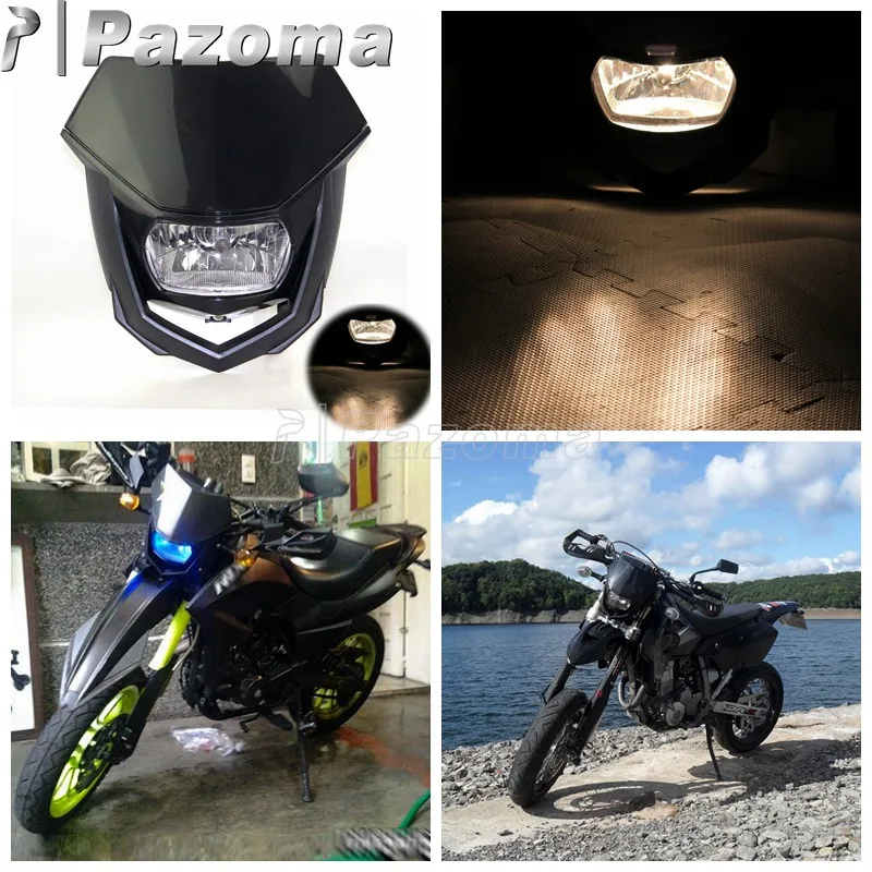 Универсальная фара Supermoto для CR150 CR250 CR500 CRF250 CRF450 CRF250R CRF450R|headlamp ir|headlamp .headlamp fairings |