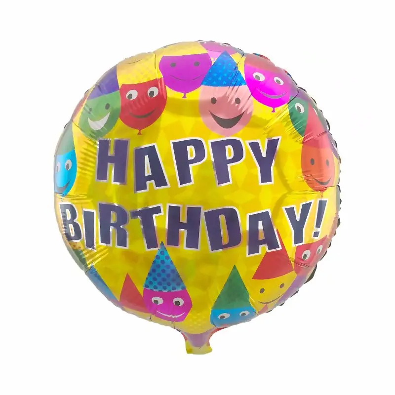 10pcs 33 Paterns 18-inch Round Foil Balloon Happy Birthday Inflatable Helium Balloons Party Decoration High Quality Toy | Дом и сад