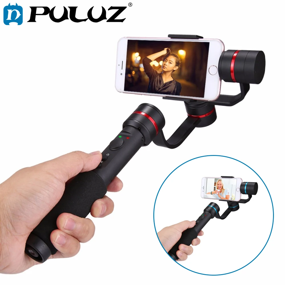 

PULUZ G1 3-Axis Handheld Selfie Phone Gimbal Steadicam Stabilizer Clamp Mount for 4.7-5.5 "Smartphones,360 Degree Phone gimbal