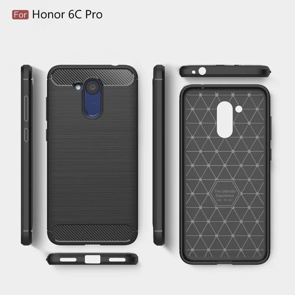 Чехол для Huawei Honor 6C Pro Ударопрочный Мягкий бампер матовый чехол из ТПУ 6c pro полный