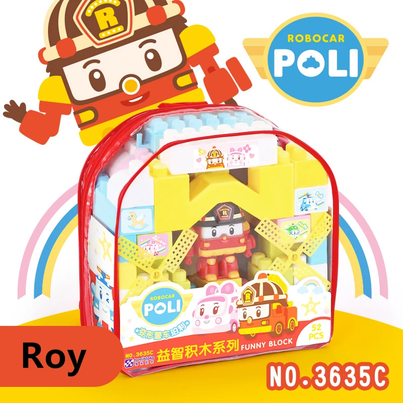 Конструктор Робокар Поли из Кореи большой размер совместим с LEGO DUPLO|Блочные