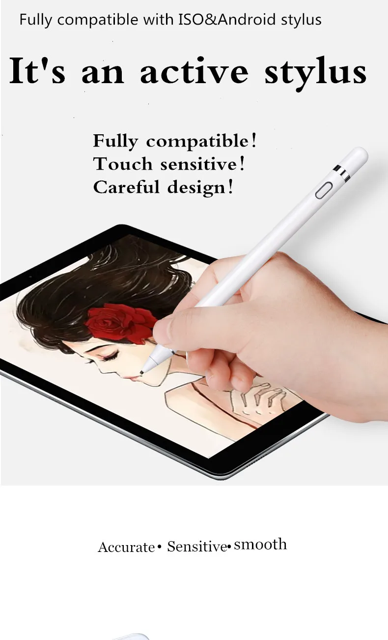 Ручка-карандаш для сенсорного экрана ручка рукописного письма мобильный телефон
