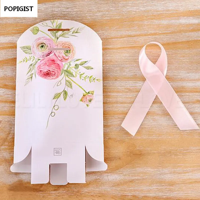 Upscale Creative wedding gift box candy Chocolate Box + ribbon three designs 50pcs | Дом и сад