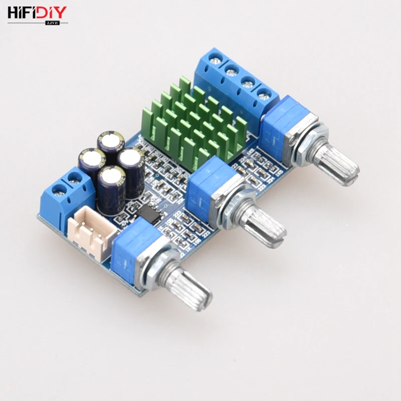 HIFIDIY LIVE A2.0-3B TPA3116 2.0 Amplifier Board Car Digital Audio 30W*2 Home TREBLE BASS adjust for Speaker | Электроника