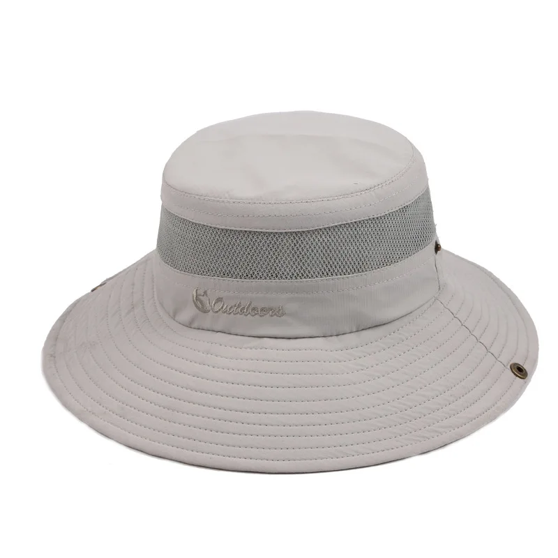 Весна Лето Хлопок широкие поля Рыбацкая Рыбалка Пешие прогулки Кепка Открытый