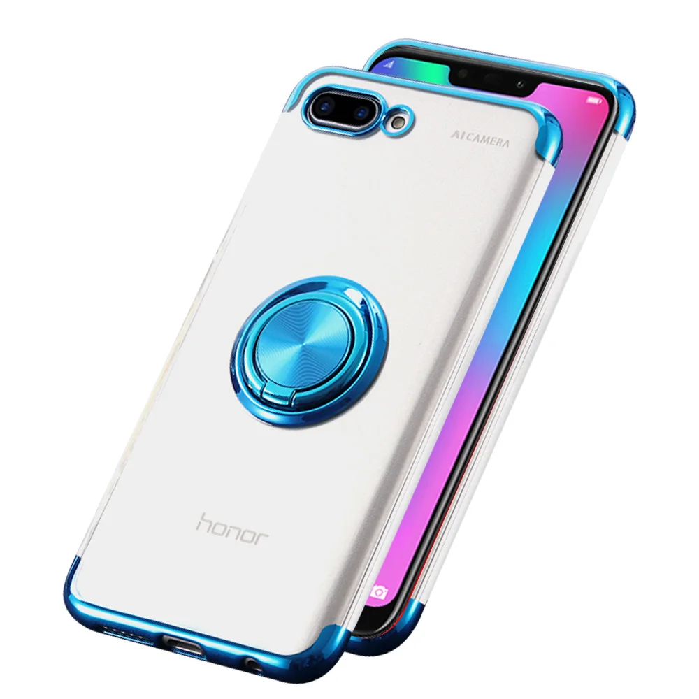 NYFundas 360 чехол с кольцом для пальца huawei mate 20 lite pro X мягкий прозрачный силиконовый
