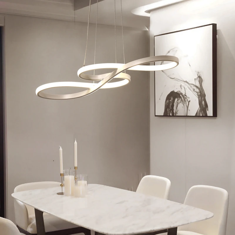 Candelabro colgante Led moderno para comedor, cocina, Bar, lámpara colgante de suspensión para accesorios de iluminación para oficina