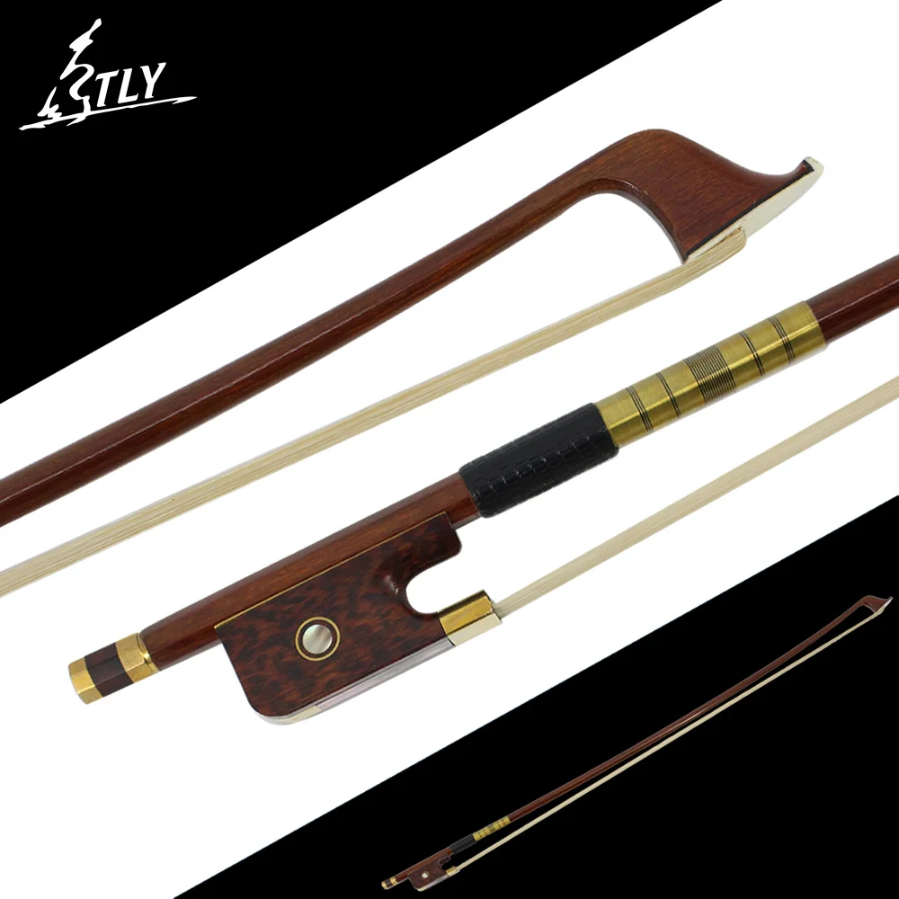 

Factory Store Greenheart Cello Bow Full Size Snakewood Frog w/ Colored Shell Violoncello Bow Professional Cello Accessories