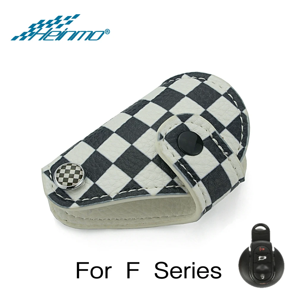 Для MINI Cooper R56 R55 R60 R61 F54 F55 F56 F60 Стильный автомобильный чехол для ключей, чехол-держатель для MINI Countryman, аксессуары Clubman - Название цвета: F Series Checker
