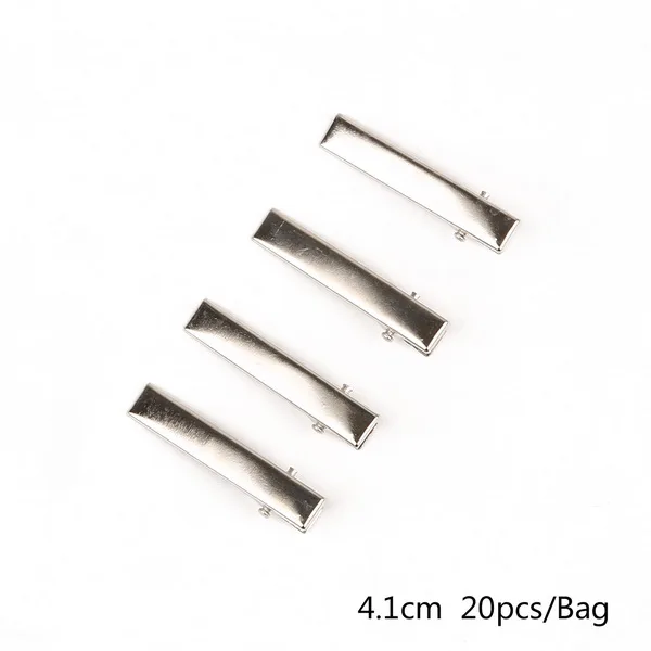 02 rhodium 20 шт./лот, новинка, корейский стиль, для детей, для взрослых, Модный черный родий, заколка для волос, заколка для волос, для девочек, для женщин, аксессуары для волос, материал, сделай сам - Цвет: 02 rhodium