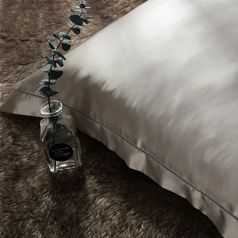 1 пара чехлов для подушек из натурального шелка HS 19 Момми чехол высшего качества