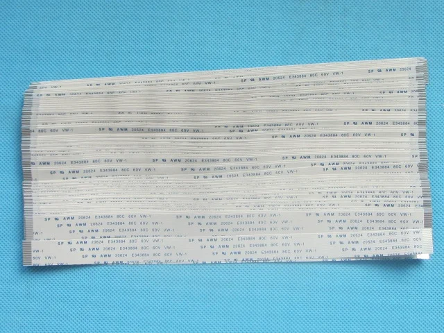 Ленточный плоский кабель FFC FPC с прямым направлением для TTL длина 200 мм 24 контакта