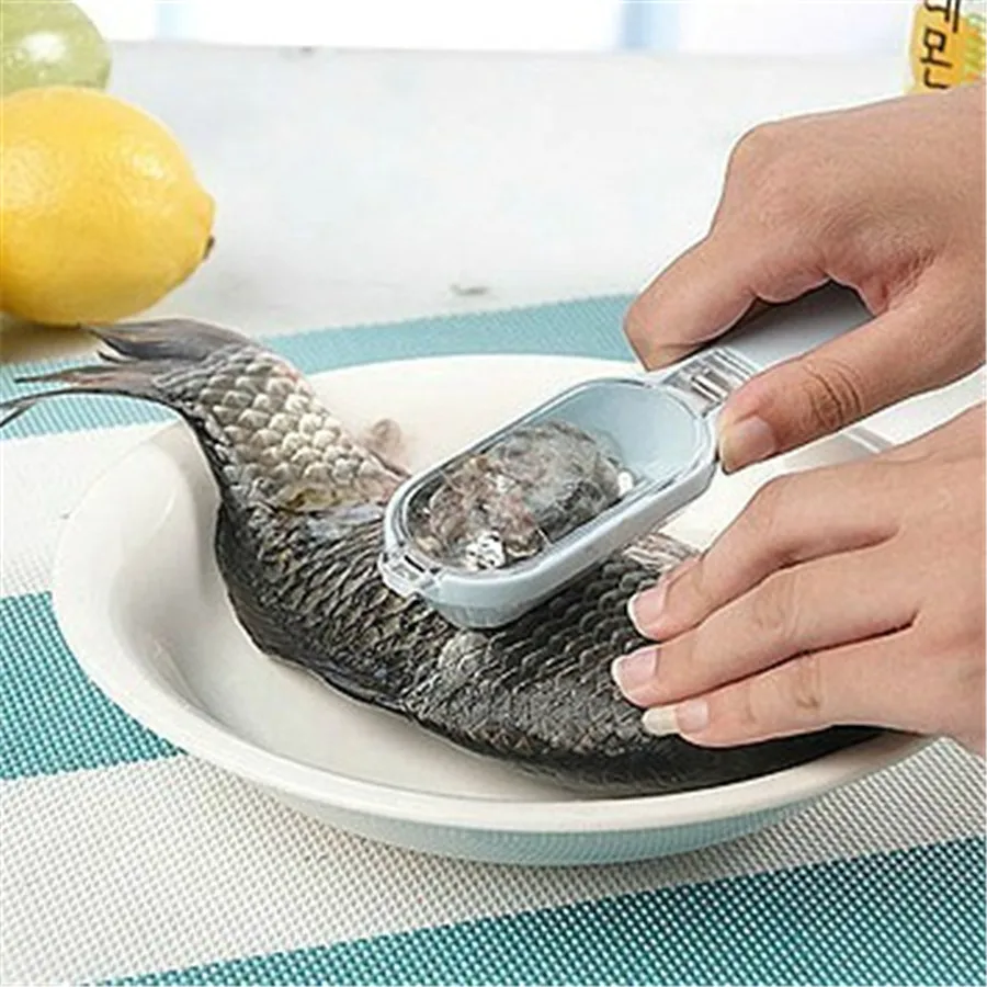 Чистящий инструмент для удаления рыбной чешуи строгальный нож щетка бритва