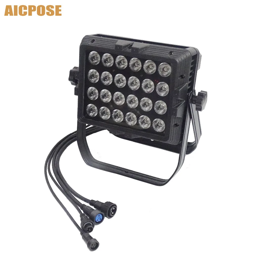 IP65 водонепроницаемая настенная шайба 24x18 Вт RGBWA UV 6in 1/RGBW 4in 1/RGBWA 5in1 светодиодная