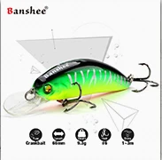 Banshee 75 мм 24 г рыболовные приманки плавающий воблер рыболовные глубокие кренкбейт Cranks погремушка искусственная приманка Жесткий Воблер для троллинга
