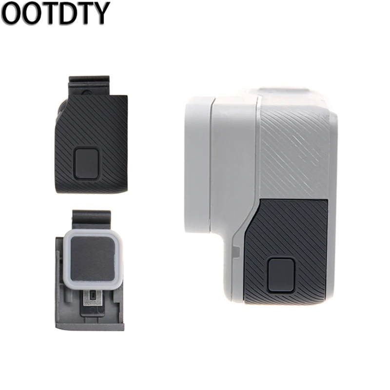 OOTDTY передняя/Боковая дверь USB C микро hdmi Порт Защитная крышка для ремонта GoPro Hero