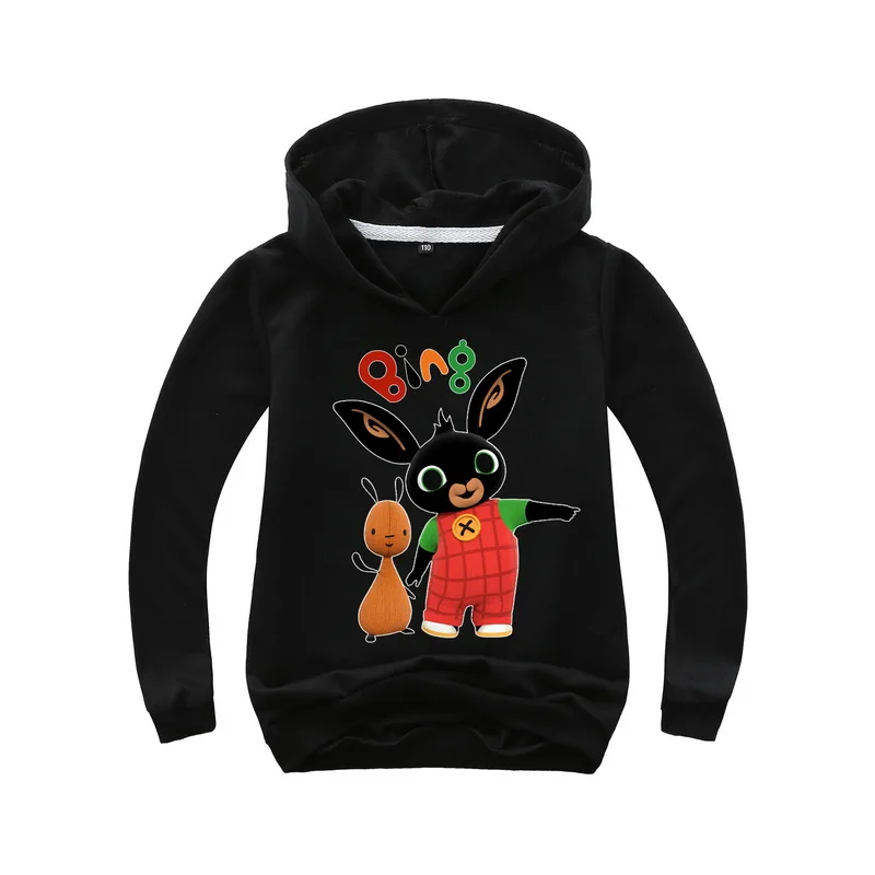 Осень кролик Bing Bunny толстовки детские толстовки с капюшоном Одежда для девочек топ детская одежда для мальчиков рубашка Спортивная одежда XIN506 - Цвет: style  9