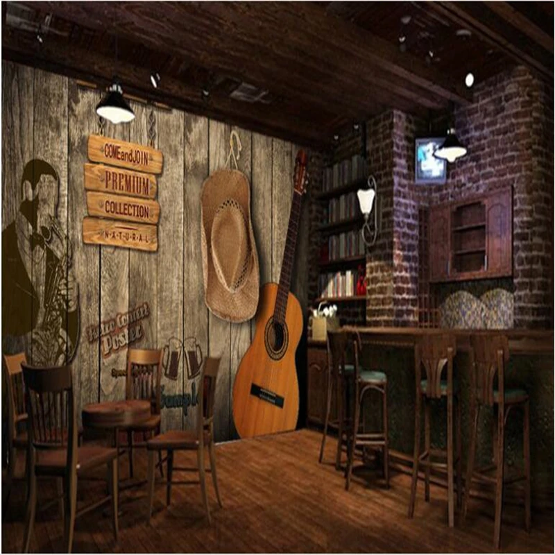 Обои на заказ в стиле ретро деревянный фон настенная бумага papel de parede infantil|papel