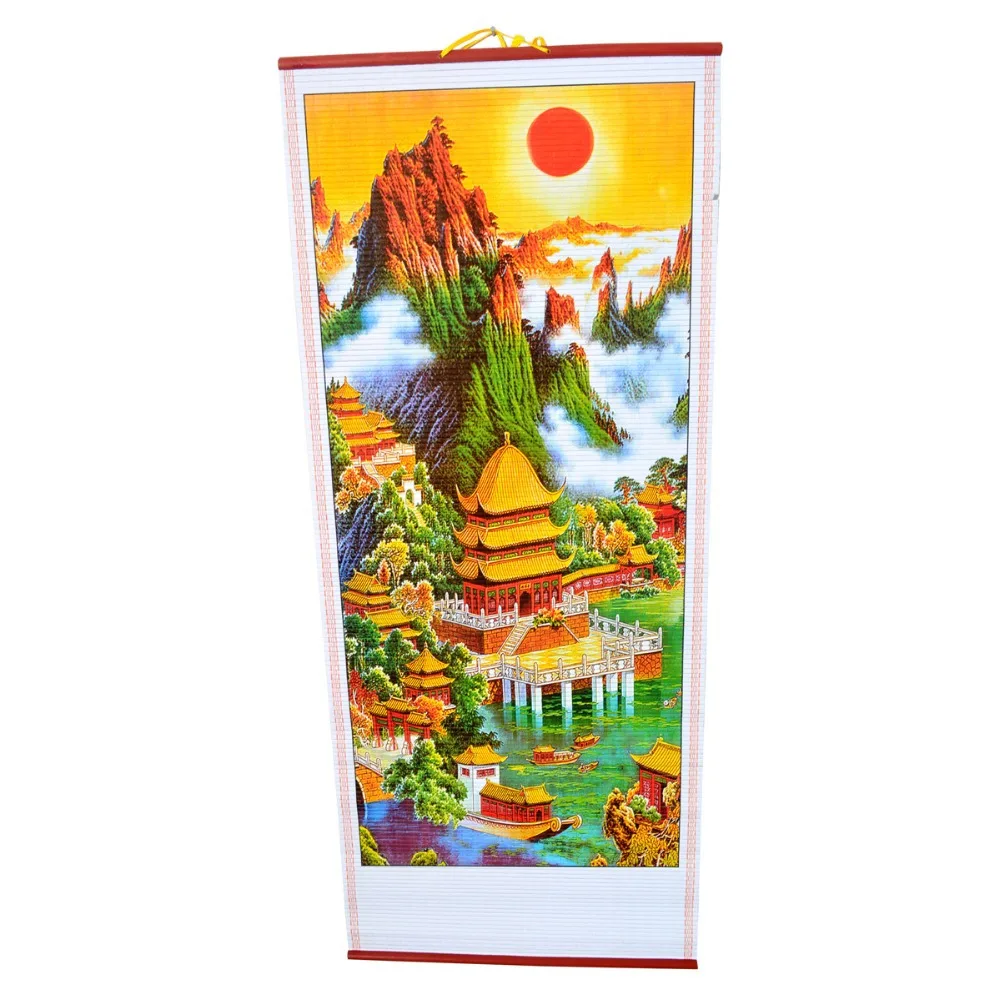 Китайский фэн шуй пейзаж стена свиток картина SKU JB2061|wall scroll|wall picturesfeng shui pictures |