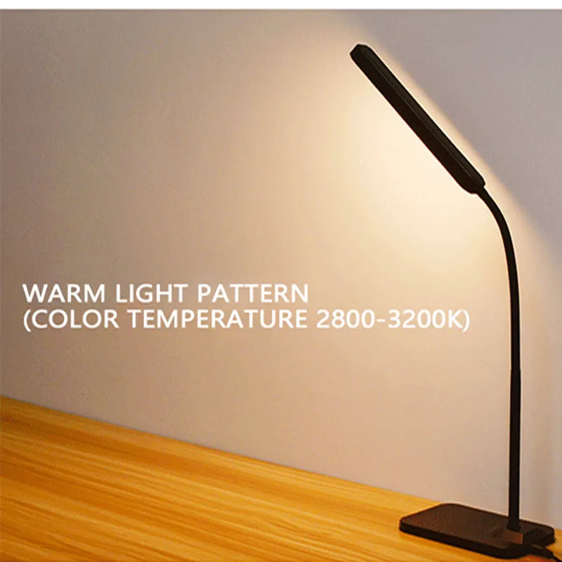 High quality USB charging level 3 dimmable desk lamp LED student reading office lighting table lampara de mesa80728 | Лампы и