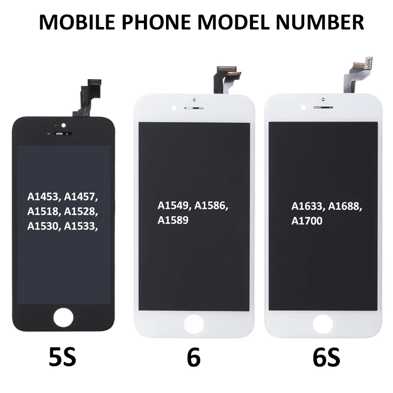 Дисплей класса AAA для iPhone 6 S 7 8 Plus ЖК экран с сенсорным дигитайзером сменный