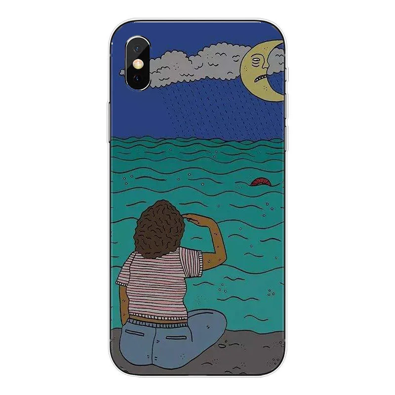TPU Polly nem pintura arte suave Силиконовый ТПУ чехол для телефона для iphone 8 7 Plus 5 X MAX TPU melhor design caso Housin - Цвет: TPU
