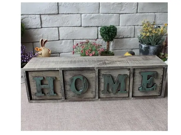 Американский Postral Стиль дома 4 ящика стены стеллаж для хранения настенная полка