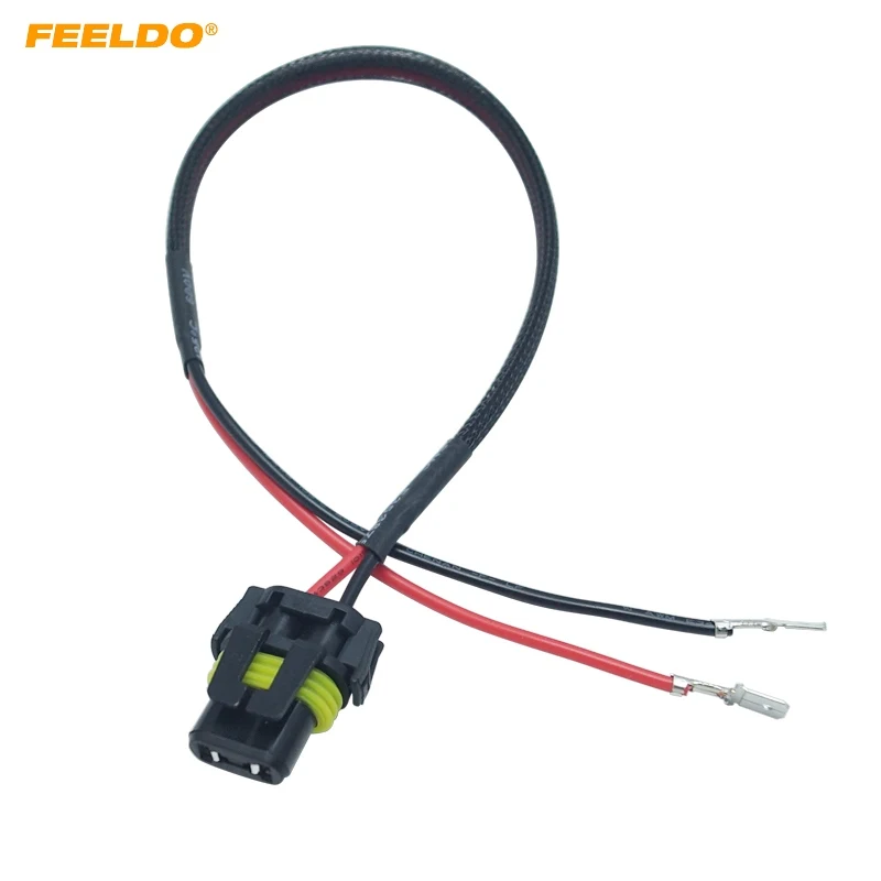 FEEKDO 2 шт. 12 в 35 Вт 55 Авто HID конверсионный комплект ксеноновая лампа питания провод